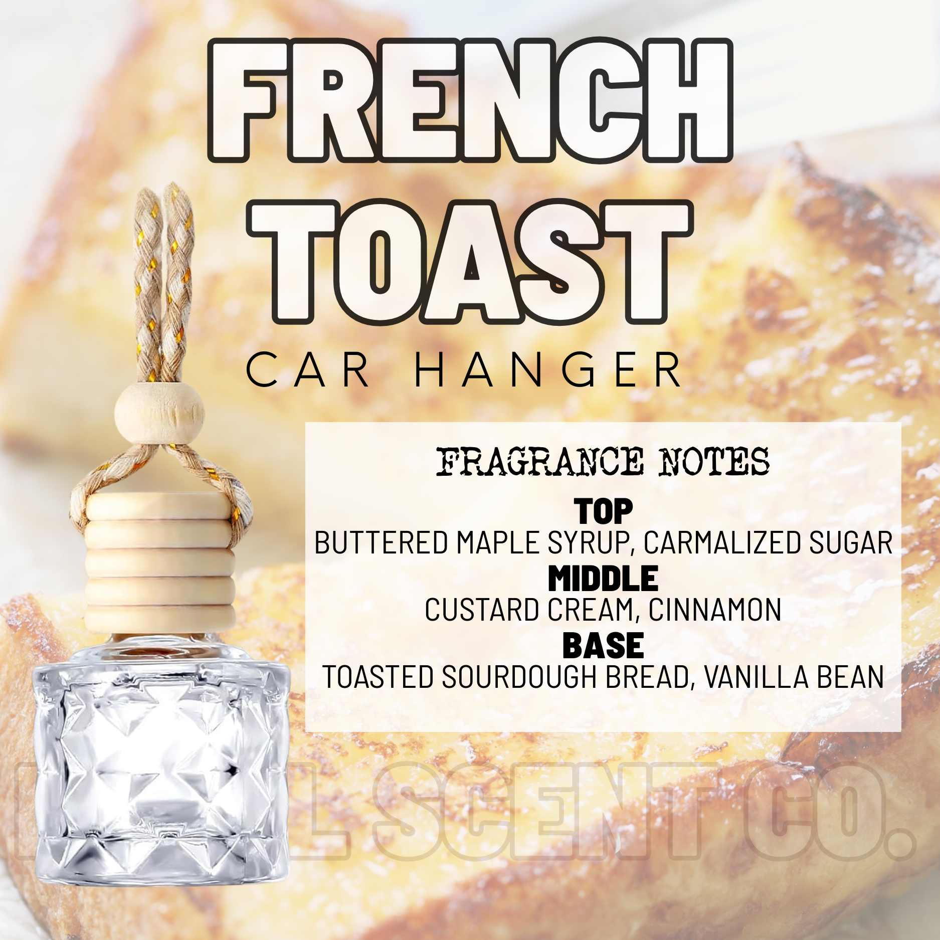 French Toast Car Hanger