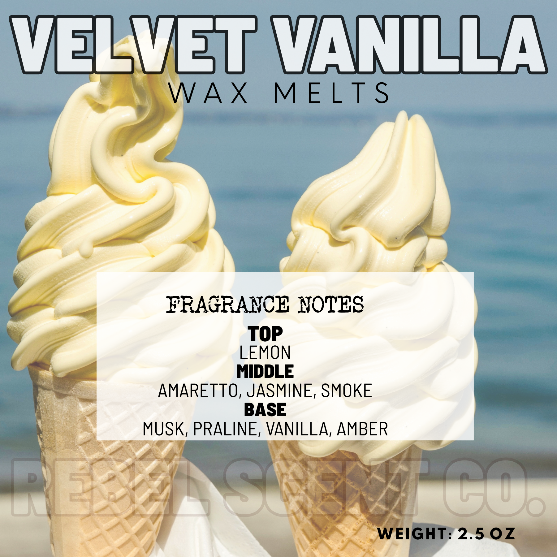 Velvet Vanilla Wax Melts - 2.5oz