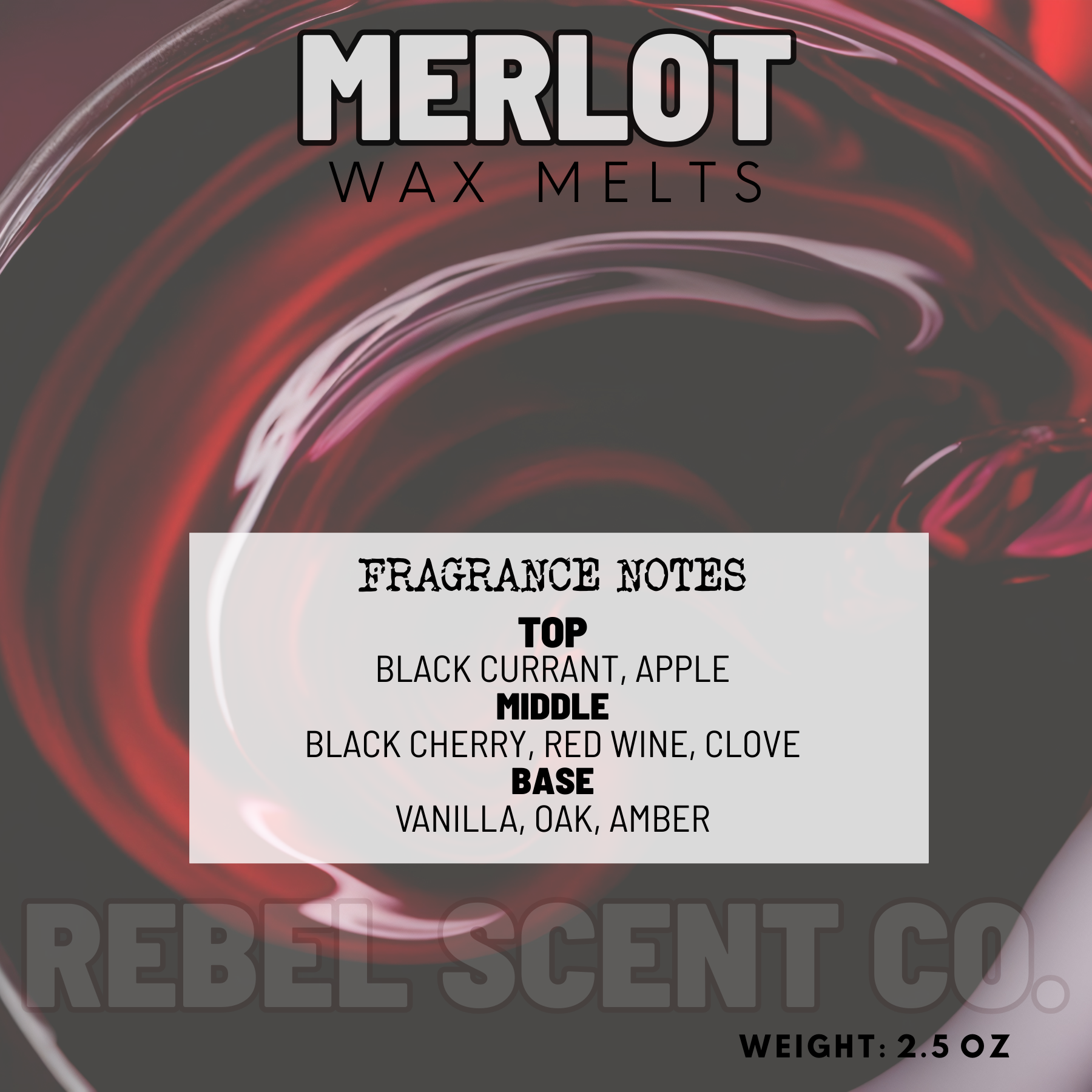 Merlot Wax Melts - 2.5oz
