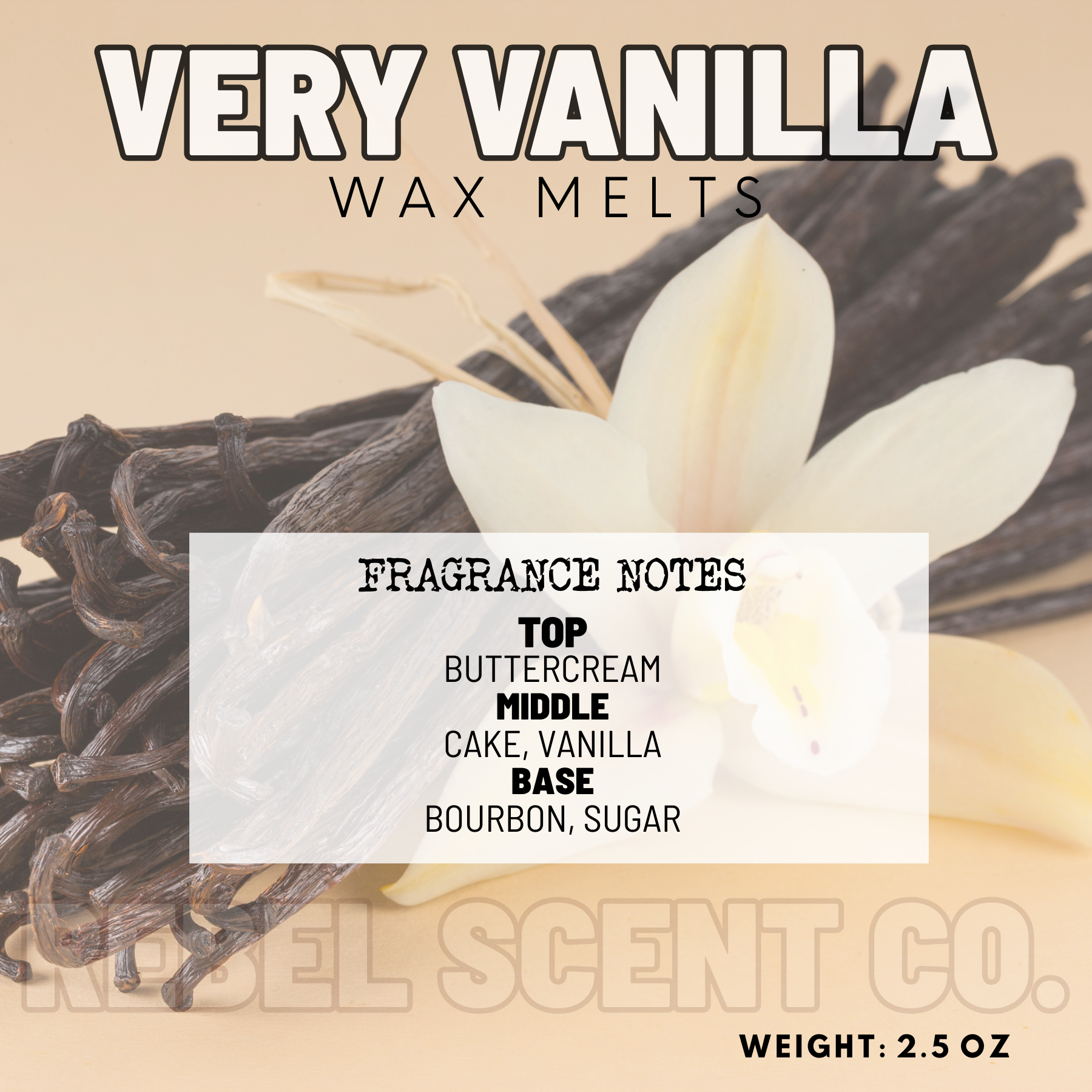 Very Vanilla Wax Melts - 2.5oz