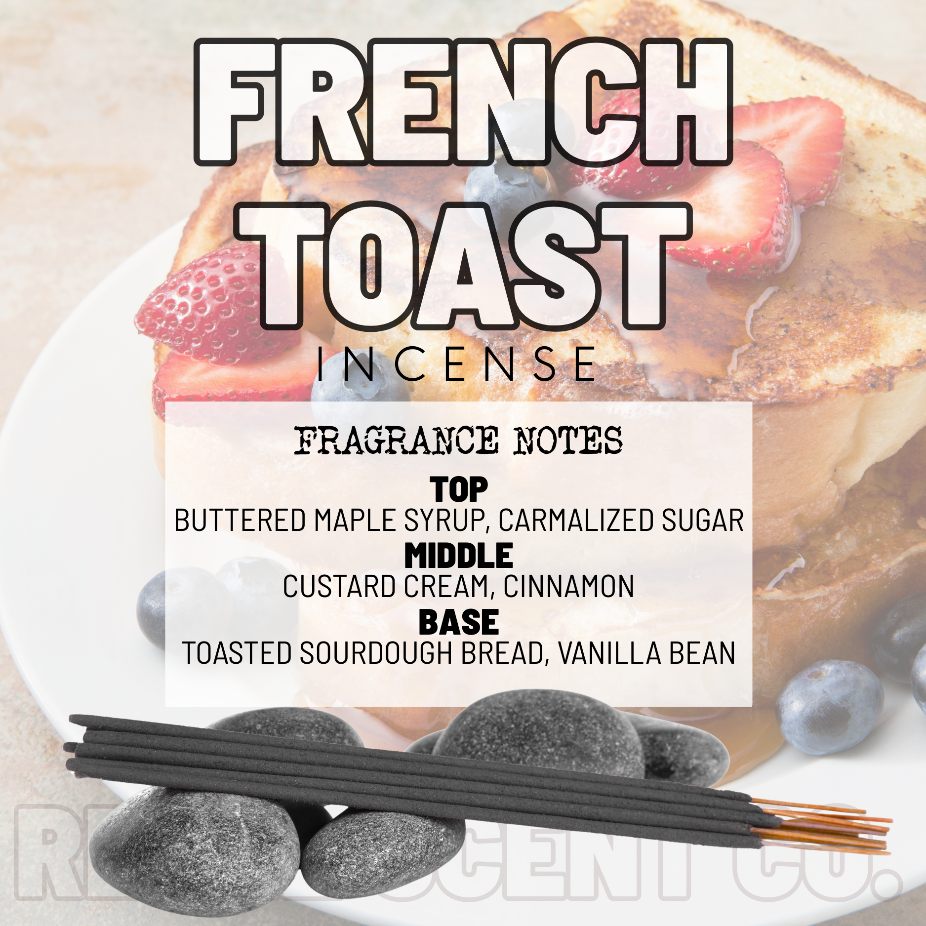 French Toast Incense (Pack of 10)