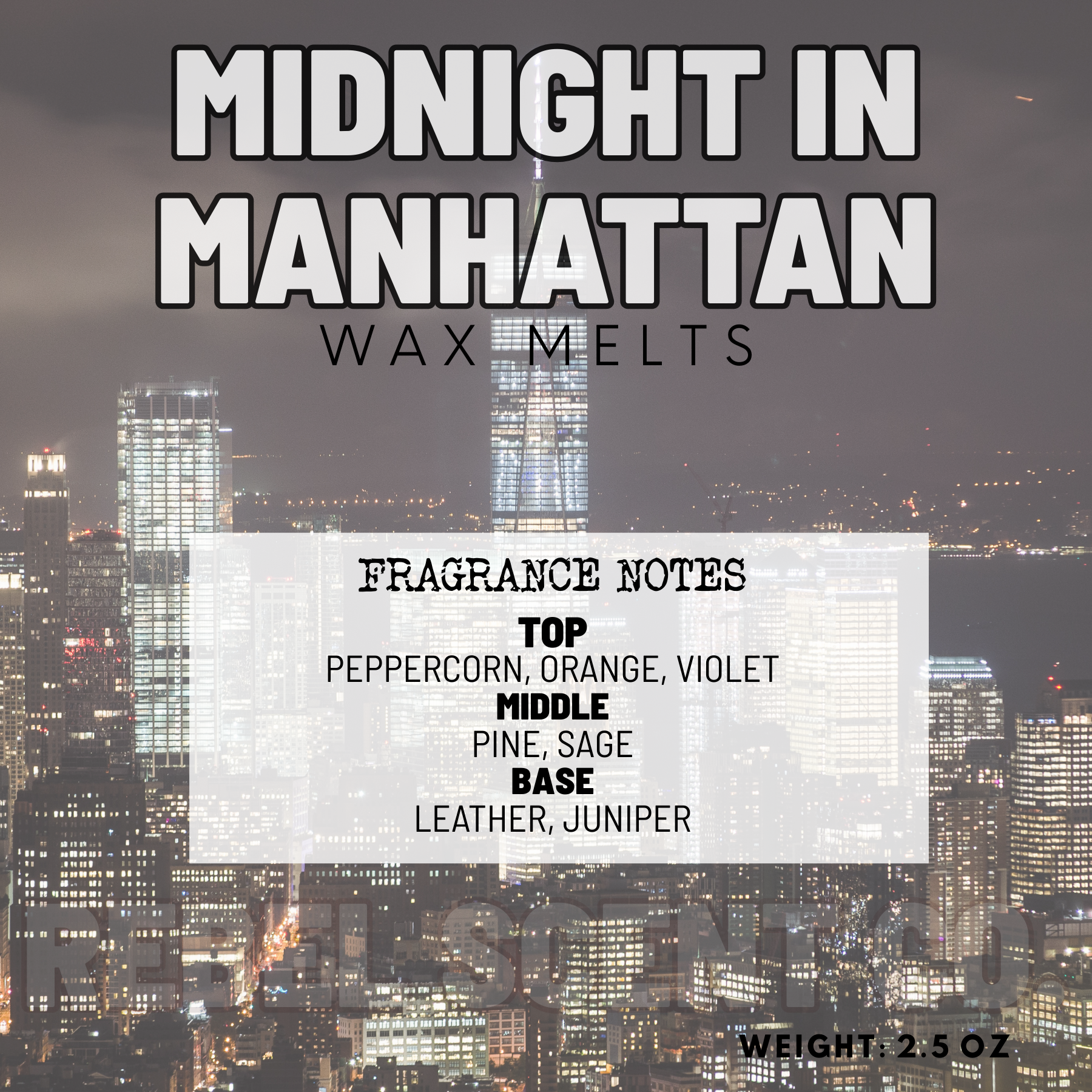 Midnight in Manhattan Wax Melts - 2.5oz