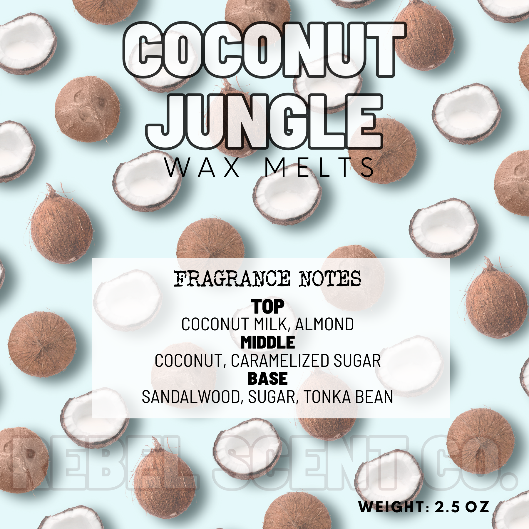 Coconut Jungle Wax Melts - 2.5oz