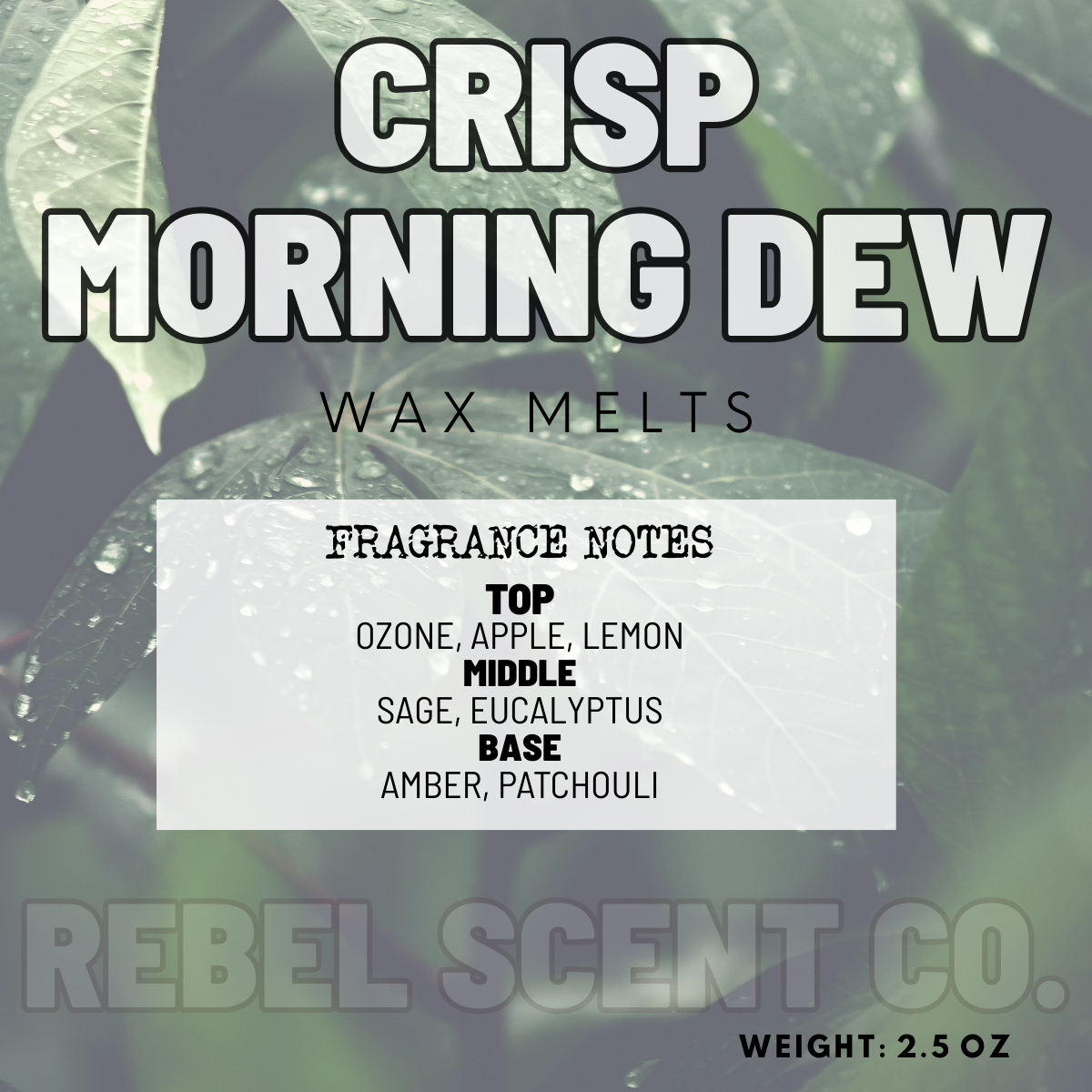Crisp Morning Dew - Wax Melts 2.5oz
