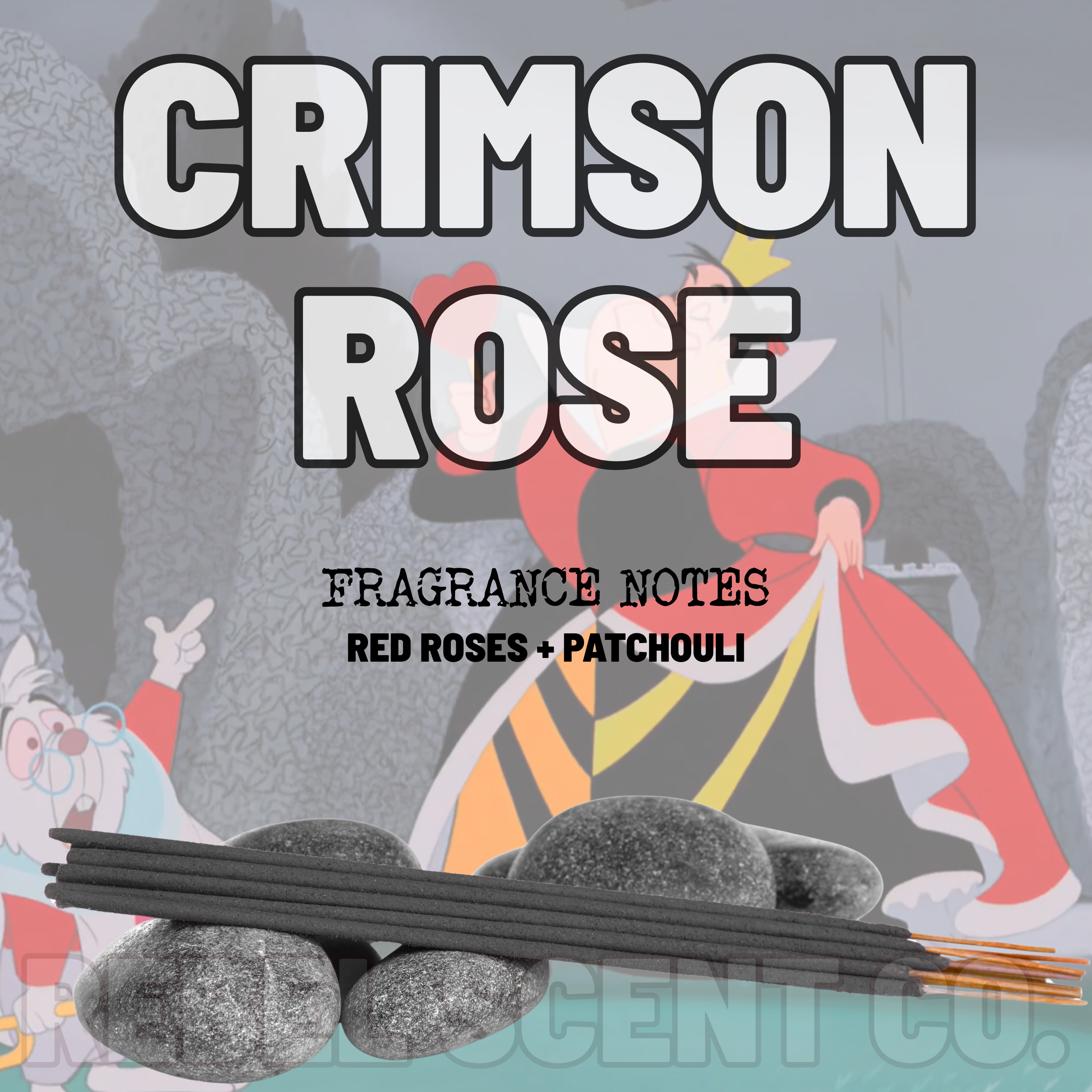 Crimson Rose Incense (Pack of 10 Sticks)