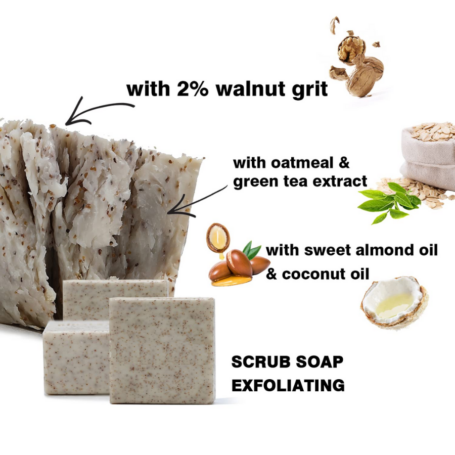 Scrub Soap: Leather