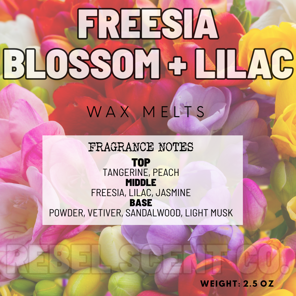 Freesia Blossom + Lilac Wax Melts - 2.5oz