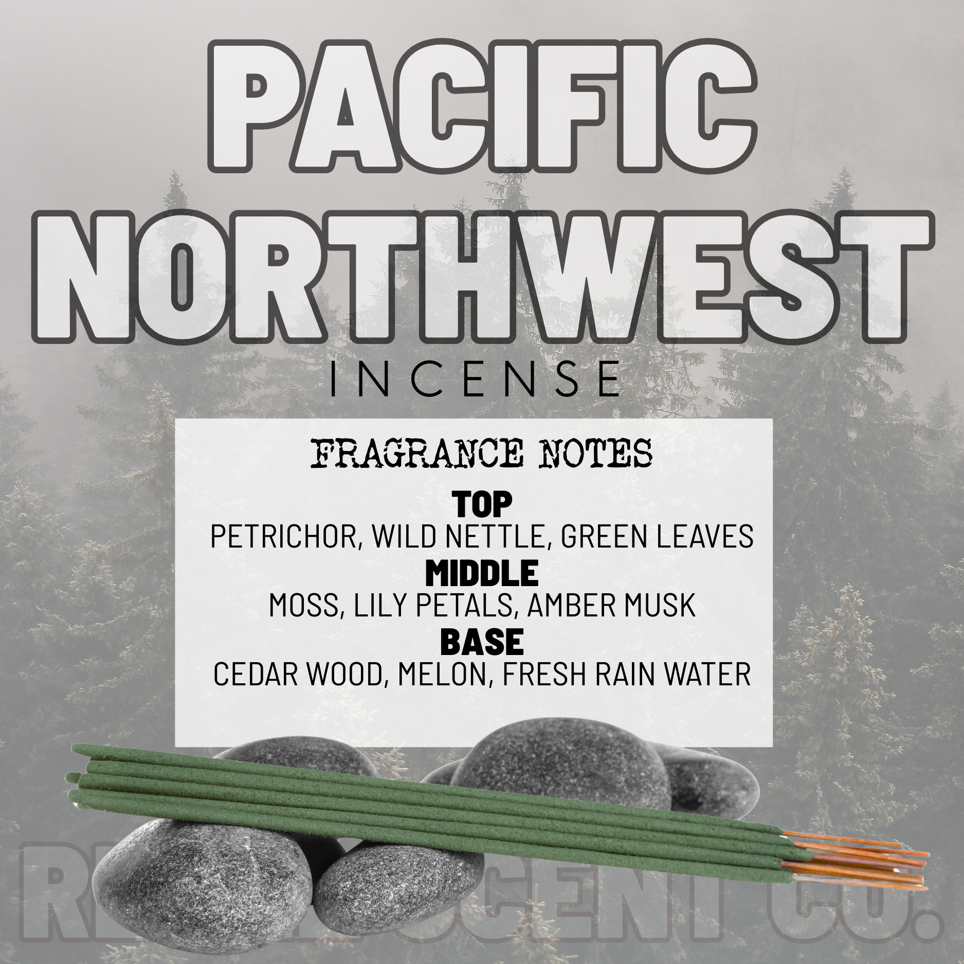 Pacific Northwest Incense (Pack of 10)