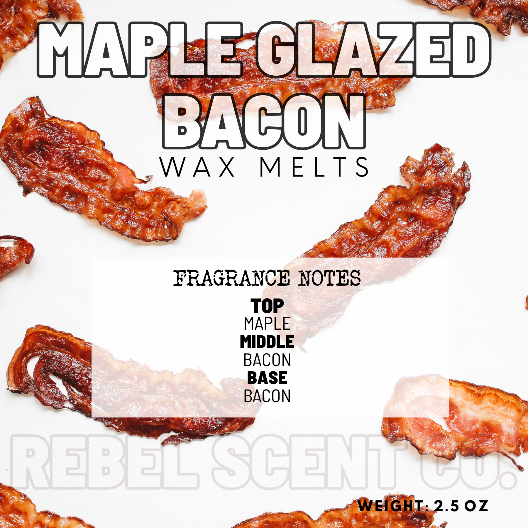 Maple Glazed Bacon Wax Melts - 2.5oz