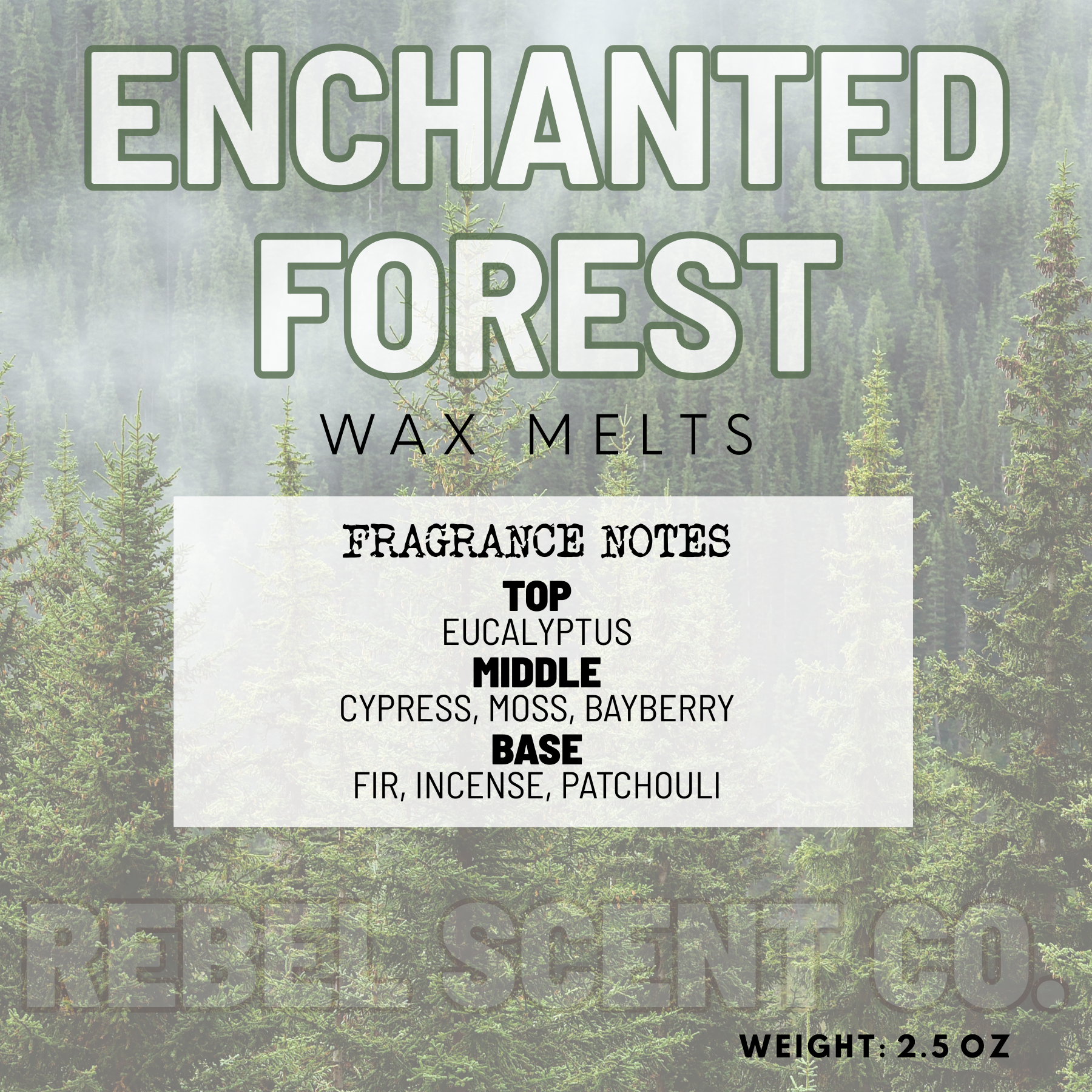 Enchanted Forest Wax Melts - 2.5oz