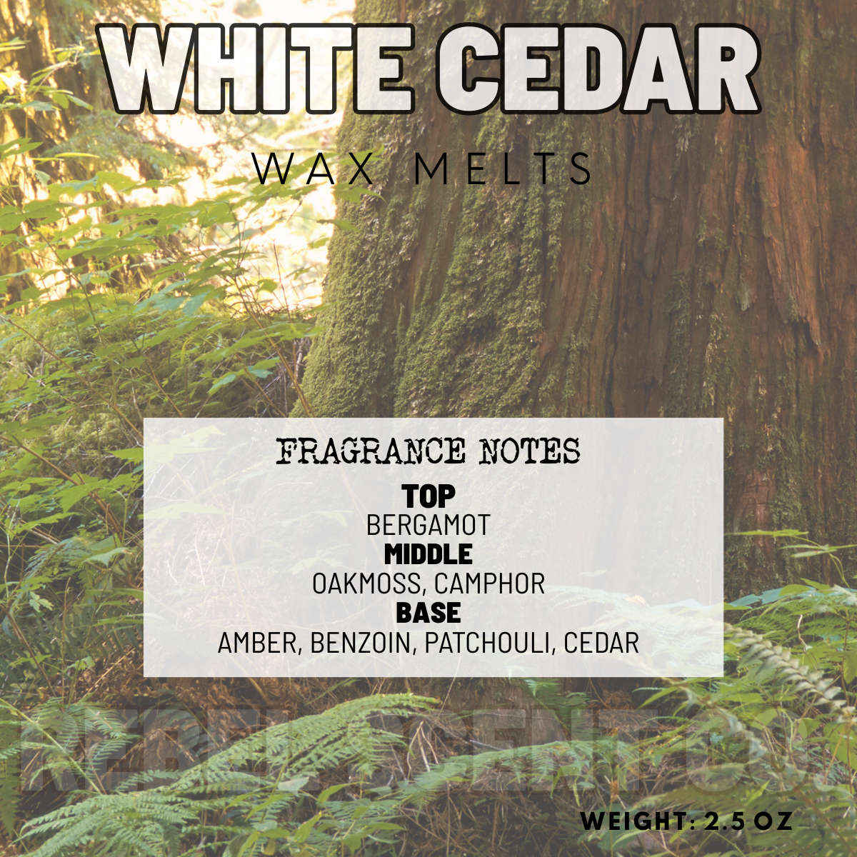 White Cedar Wax Melts - 2.5oz