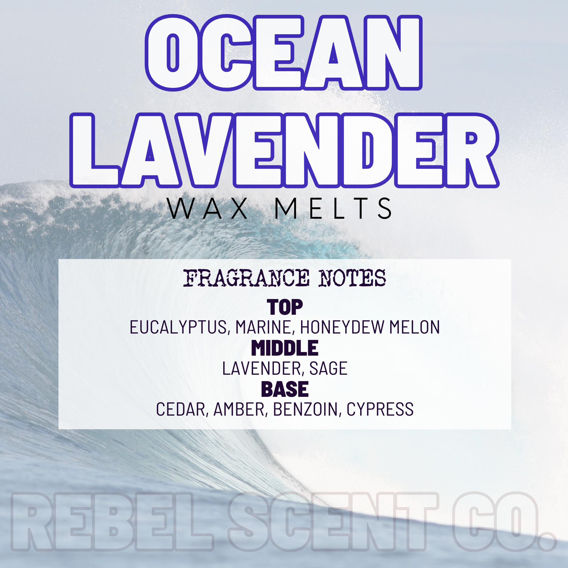 Ocean Lavender Wax Melts