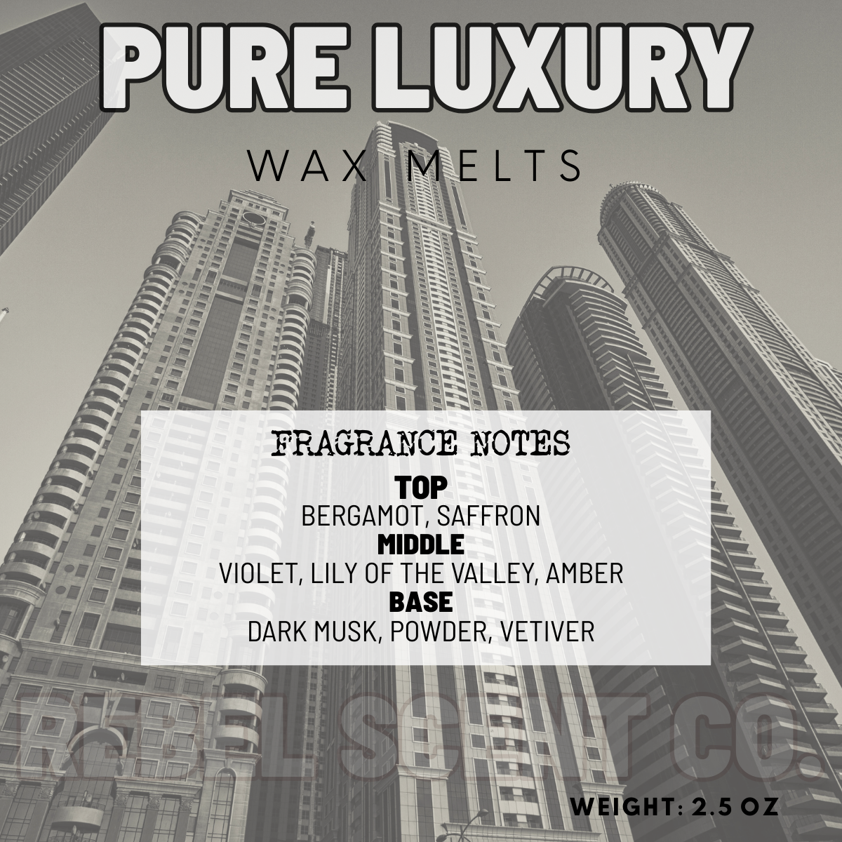 Pure Luxury Wax Melts - 2.5oz