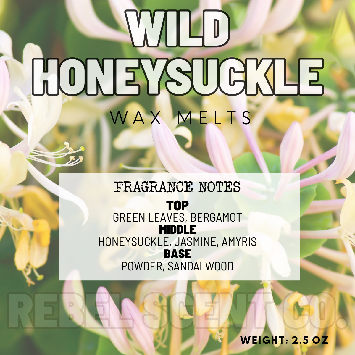 Wild Honeysuckle Wax Melts - 2.5oz