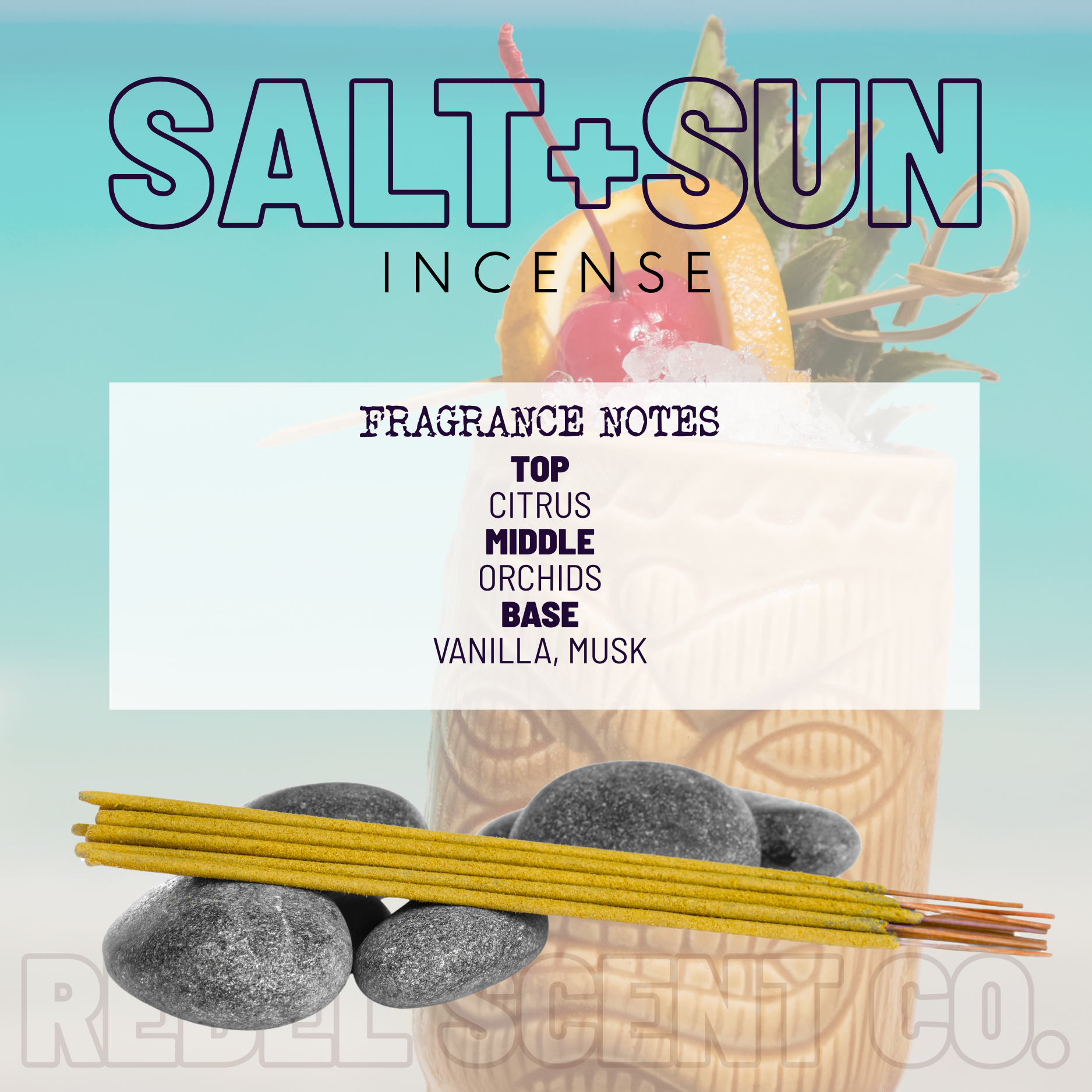 Salt + Sun Incense (Pack Of 10)