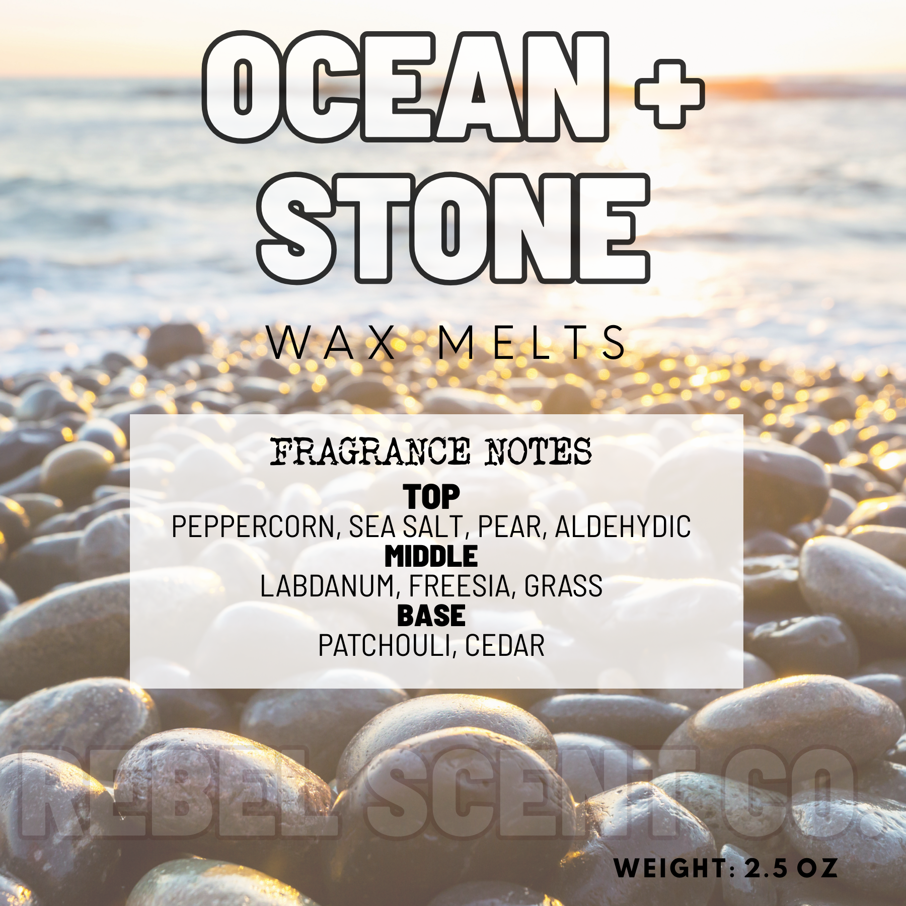 Ocean + Stone Wax Melts - 2.5oz