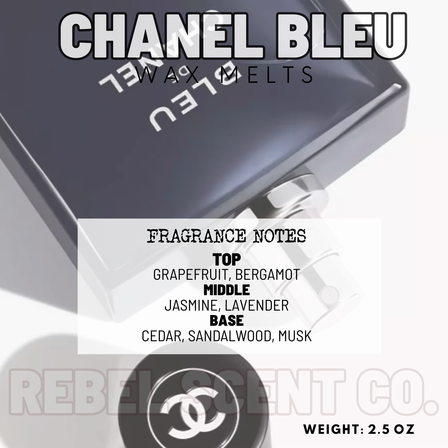 Chanel Bleu Wax Melts - 2.5oz