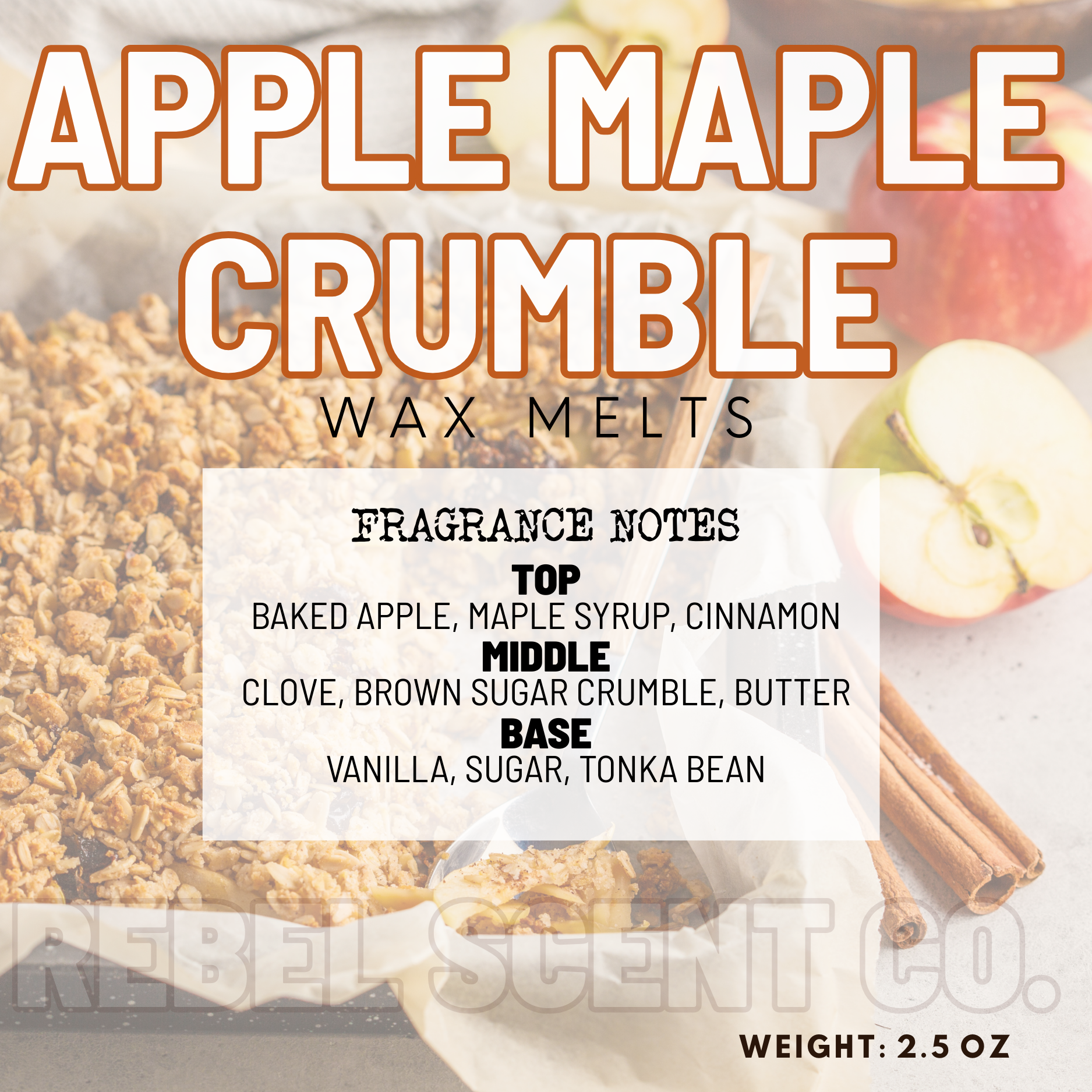 Apple Maple Crumble Wax Melts