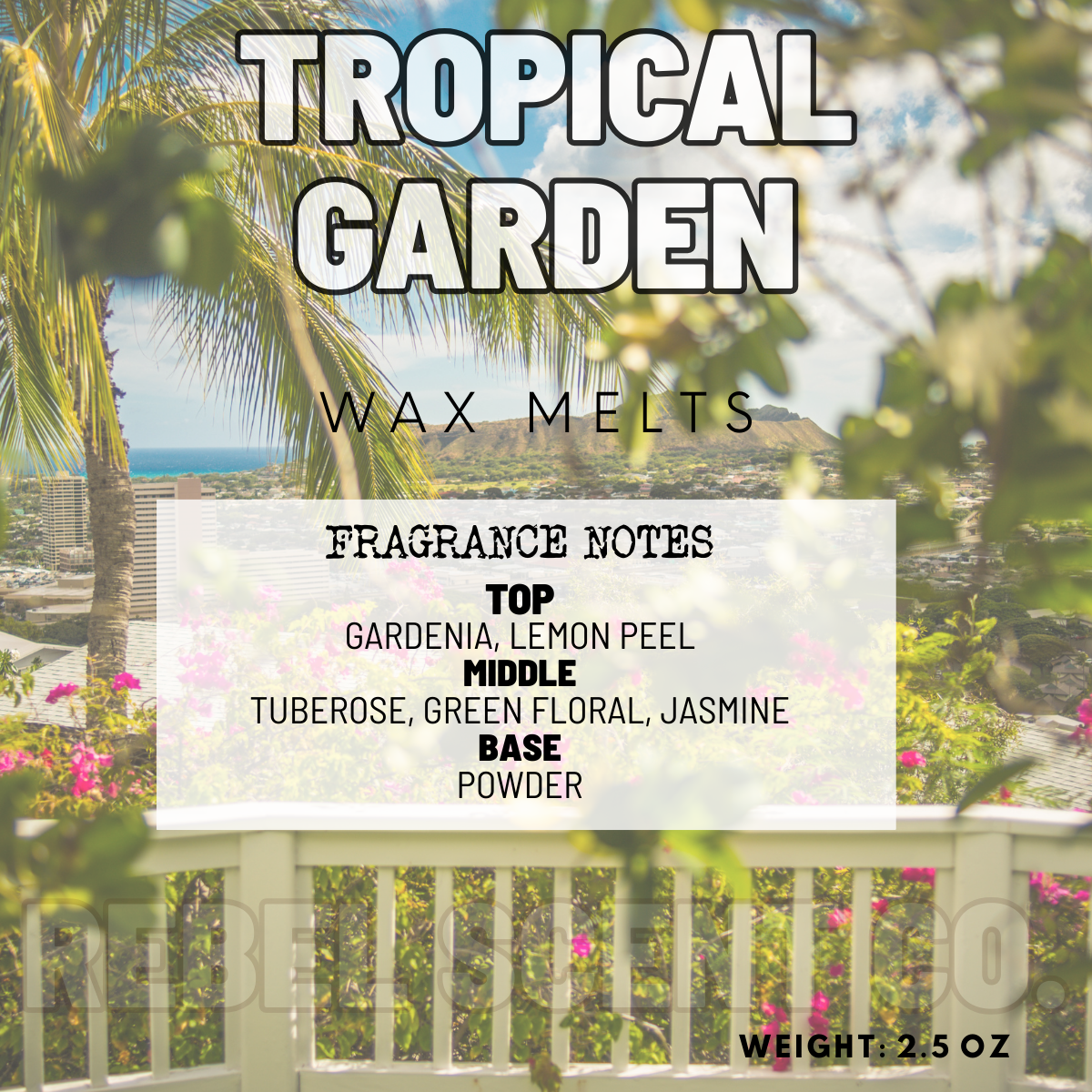 Tropical Garden Wax Melts - 2.5oz