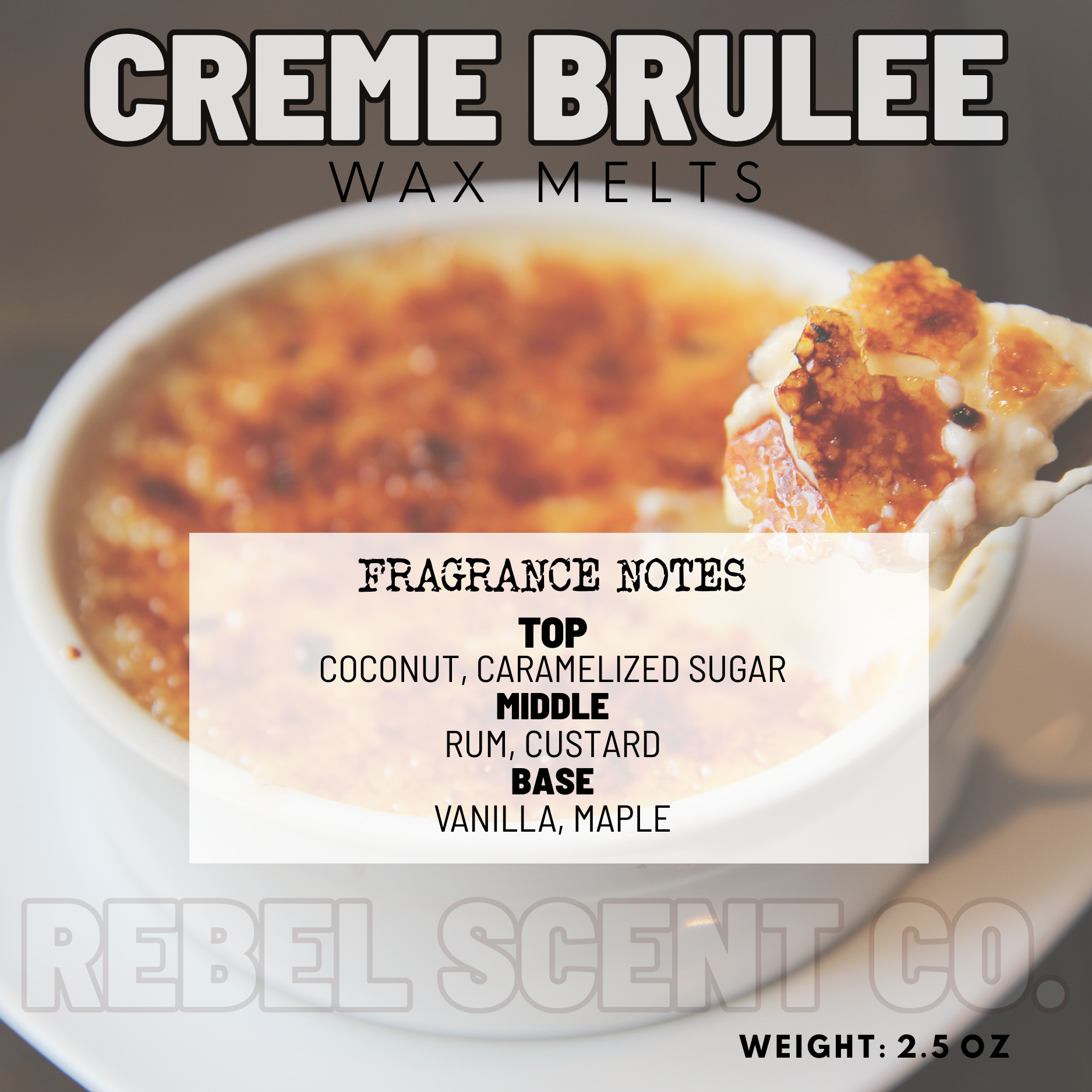 Creme Brûlée Wax Melts - 2.5oz